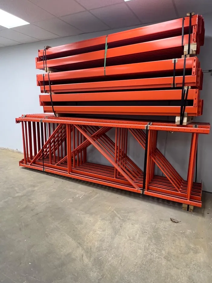 Orange beams and frames banded together