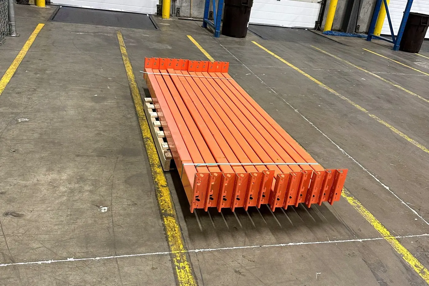 New step beam 144" × 6", teardrop-style