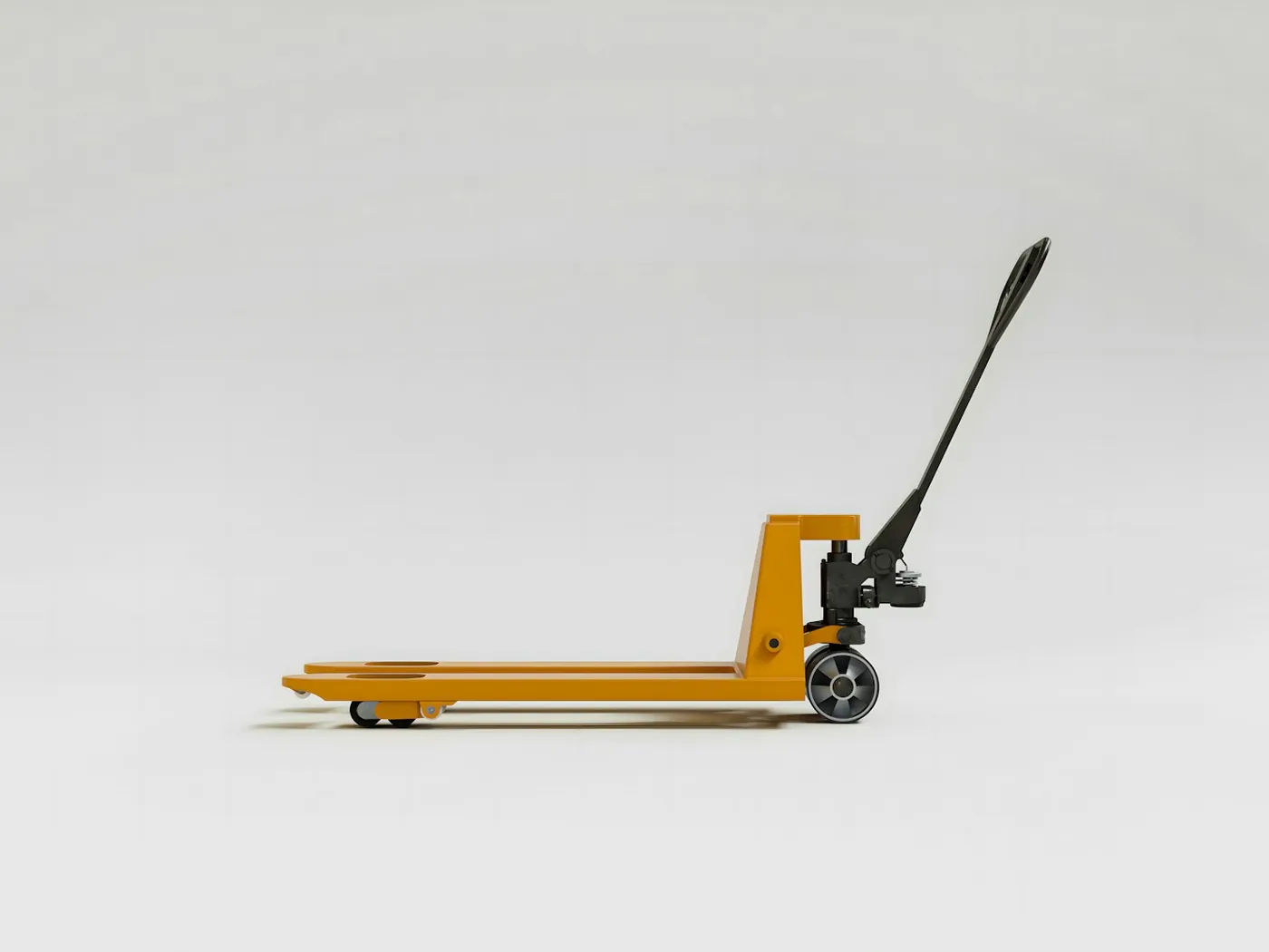 Manual pallet jack 5,500 lb, 27" × 48" forks