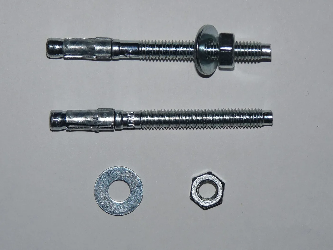 Wedge anchors 1/2" × 4-1/2", box of 50